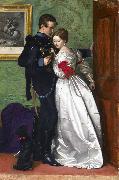 Sir John Everett Millais The Black Brunswicker oil painting on canvas